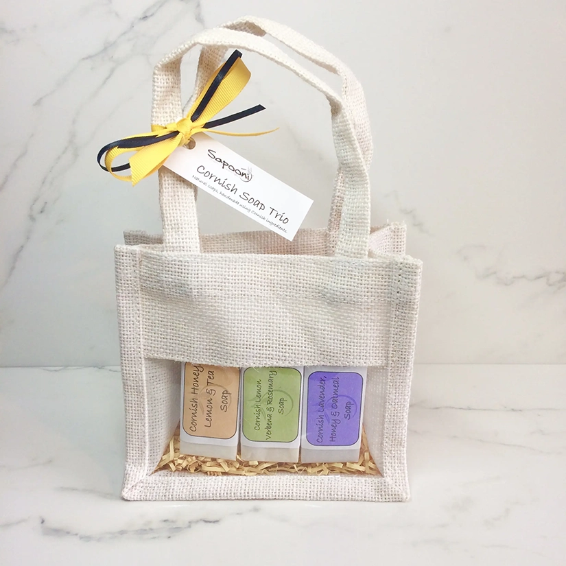 Cornish Soap Trio Gift Bag