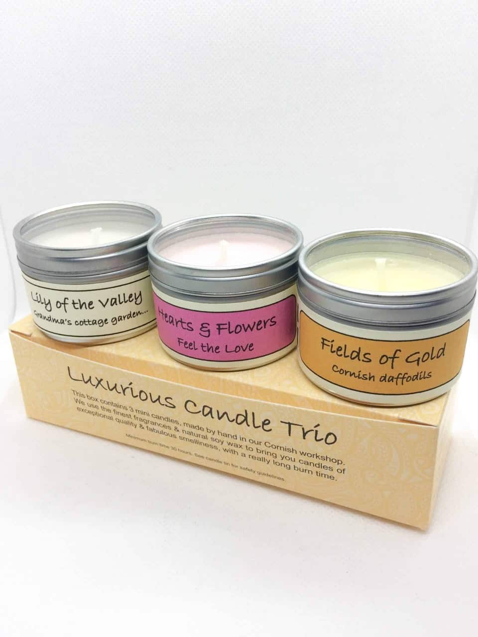 Say it with Flowers Candle box rear