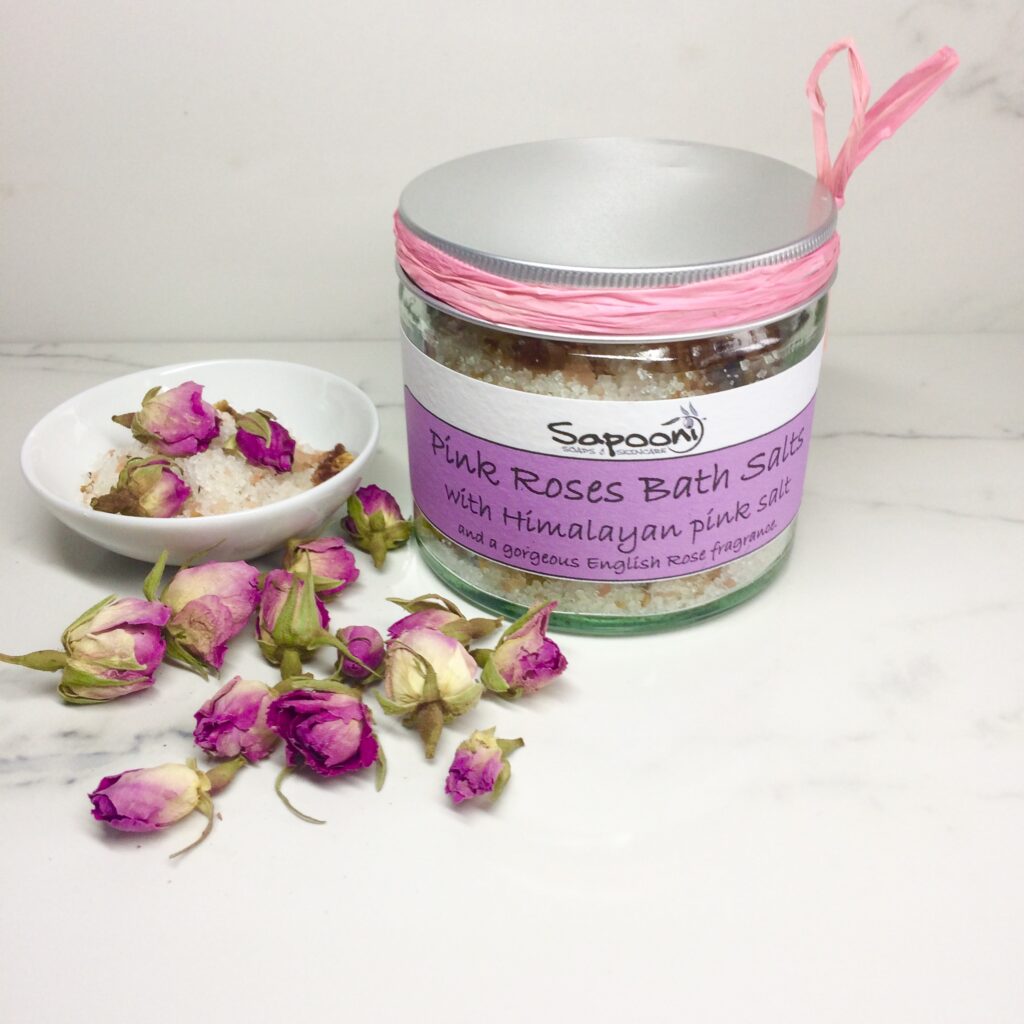 Pink Roses bath salts
