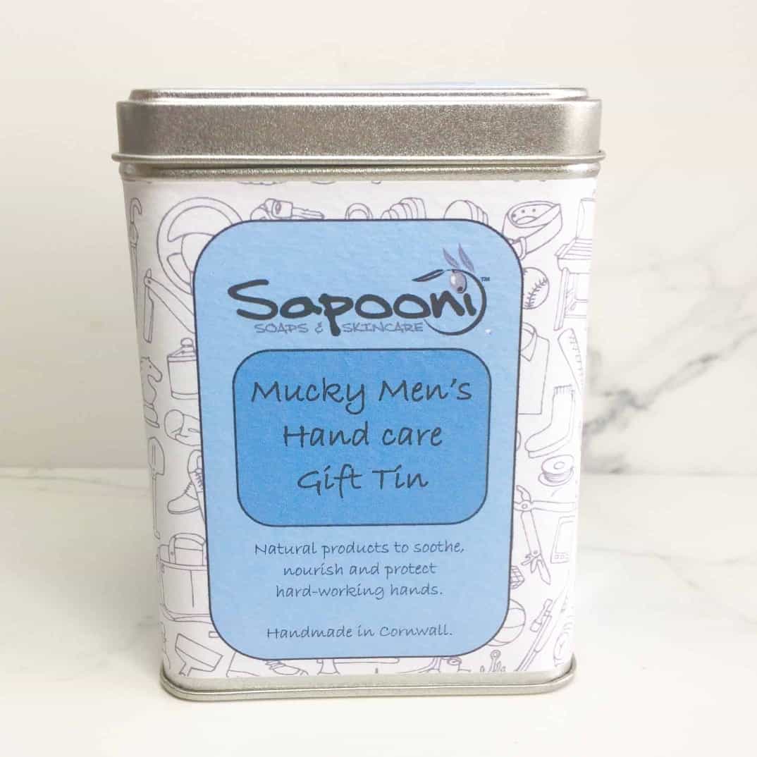 Gift Tin Mucky Mens Handcare tin front