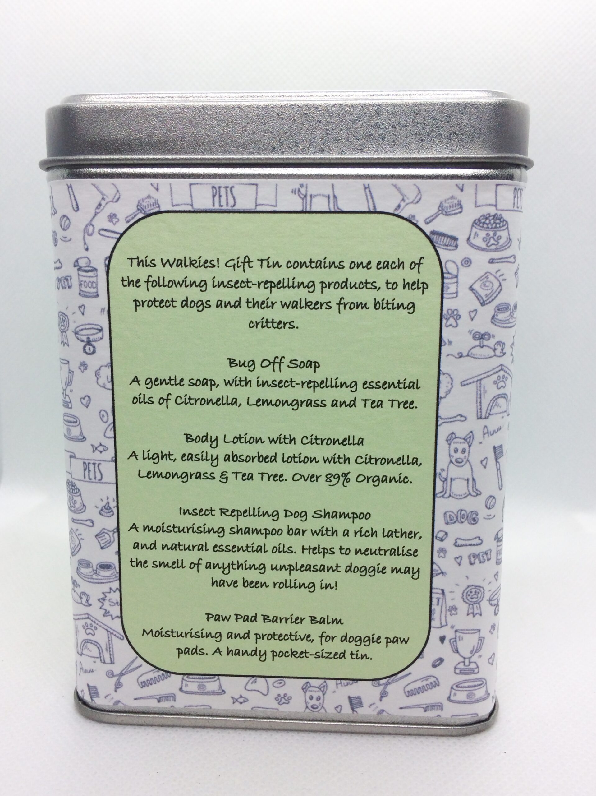 Gift Tin Walkies rear
